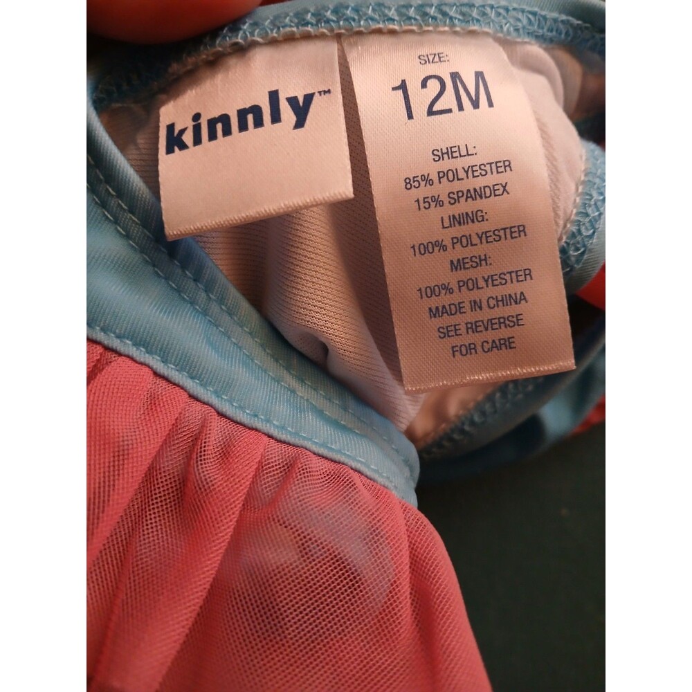 Girls Unicorn One Piece Swimsuit 12month old UV Protection NWT - Picture 6 of 6